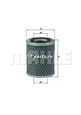 Масляный фильтр для  AUSTIN-HEALEY SPRITE MK.IV Кабриолет 1.3 (03.1966 - 10.1971), KNECHT, OX 20D