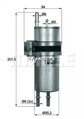 Топливный фильтр для  ROLLS-ROYCE PHANTOM купе (RR3) 6.75 V12 (01.2007 - ), KNECHT, KLH 11