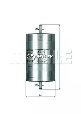 Топливный фильтр для  ROVER 100 Кабриолет (XP) 111 (04.1994 - 10.1997), KNECHT, KL 9