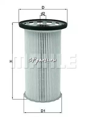 Топливный фильтр для  VW GOLF SPORTSVAN (AM1) 1.6 TDI (02.2014 - ), KNECHT, KX 386