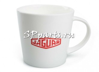 Керамическая кружка Jaguar Heritage Mug Logo, White, артикул JBM9186WTA