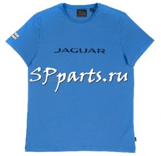 Мужская футболка Jaguar Men's Wordmark Graphic T-shirt, Light Blue, артикул JBTM030BLB