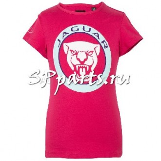 Футболка для девочек Jaguar Girls' Growler Graphic T-Shirt, Pink, артикул JBTC039PNO