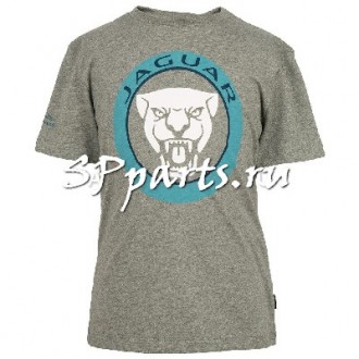 Футболка для мальчиков Jaguar Boys' Growler Graphic T-Shirt, Grey Marl, артикул JBTC040GMO