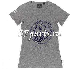 Женская футболка Jaguar Women's Growler Graphic T-Shirt, Grey Marl, артикул JBTW031GMI