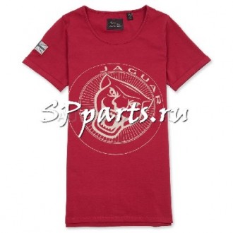 Женская футболка Jaguar Women's Growler Graphic T-Shirt, Red, артикул JBTW031RDI