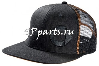Бейсболка Smart Men's Flat Brim Cap, Black/Orange, артикул B67993596