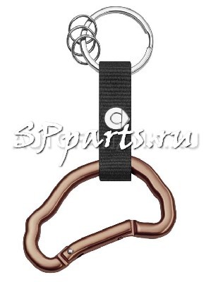 Брелок Smart Snap Hook Key Ring, Brown / Black, артикул B67993617