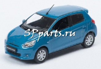 Модель автомобиля Mitsubishi Global Small, 1:43 scale, Blue, артикул MME50556