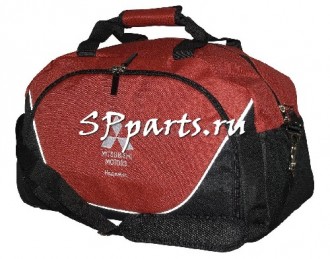Спортивная сумка Mitsubishi Sports Bag, Black-Red, артикул RU000017