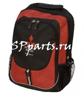Рюкзак Mitsubishi Backpack, Black-Red, артикул RU000018