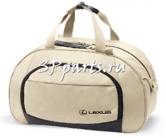 Дорожная сумка с логотипом Lexus, бежевая, артикул OTS1608SVB