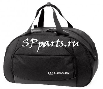 Дорожная сумка с логотипом Lexus, черная, артикул OTS1608SVC