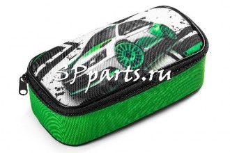 Детский пенал Skoda Motorsport School Pen Case R5 by Stil, green/black, артикул 000087703KH