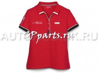 Женская рубашка-поло Audi R18 Le Mans Poloshirt, Womens, Red, артикул 3131600101