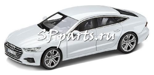 Модель автомобиля Audi A7 Sportback, Glacier White, Scale 1:43, артикул 5011707031