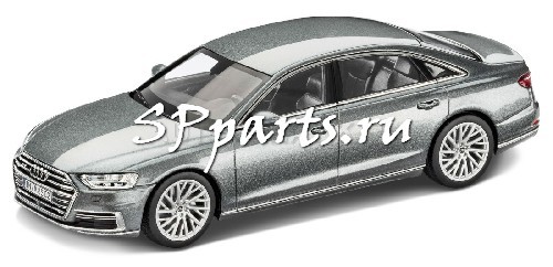 Модель автомобиля Audi A8 L, Monsoon Grey, Scale 1:43, артикул 5011708131