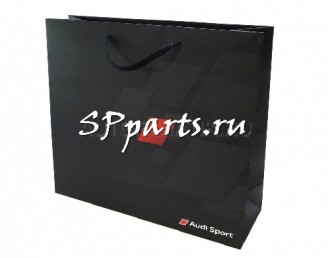 Бумажный подарочный пакет Audi Sport Paper bag, Size S, артикул 7281500100