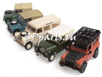 Набор моделей Land Rover Historic 5 Piece Set, Scale 1:76, артикул LDLC036MXZ