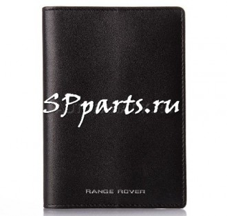 Кожаная обложка для паспорта Range Rover Leather Passport Holder, Black, артикул LDLG673BKA
