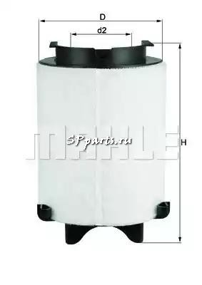 Воздушный фильтр для  SEAT TOLEDO III (5P2) 1.6 (10.2004 - 05.2009), KNECHT, LX 1566/1