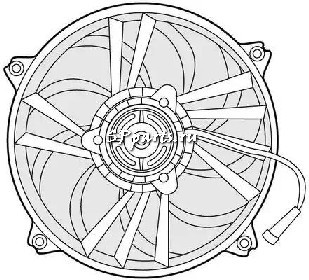 Вентилятор радиатора системы охлаждения CTR 1209642