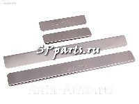 Накладки внутренних порогов ВАЗ-2180 LADA Vesta (нерж. сталь) (к-т 4 шт.)