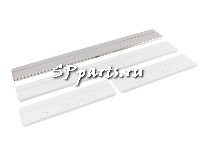 Накладки внутренних порогов SUZUKI SX4 ступенчатые, штамп Suzuki (нерж. сталь) (к-т 4 шт.)