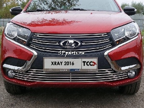 Решетка передняя декоративная для Lada (ВАЗ) XRAY 2015-2017
