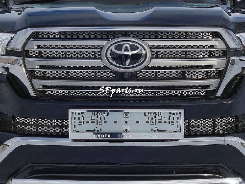 Решетка передняя декоративная для Toyota Land Cruiser 200 2012-2017
