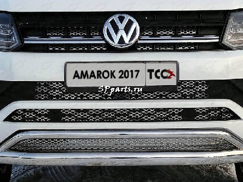 Решетка передняя декоративная для Volkswagen Amarok 2010-2017