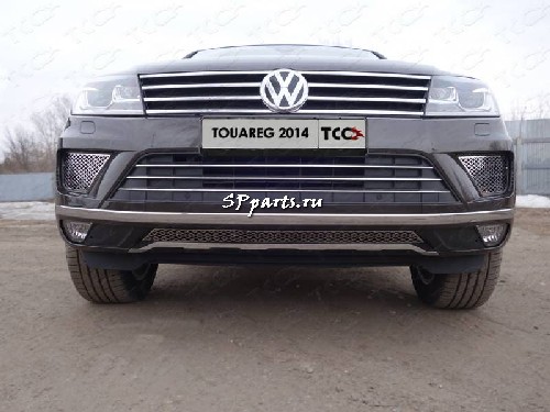 Решетка передняя декоративная для Volkswagen Touareg 2010-2017